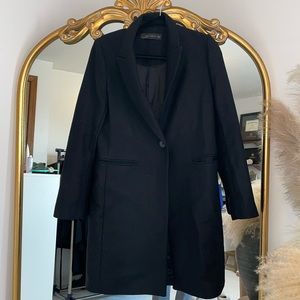 Zara Black Pea Coat